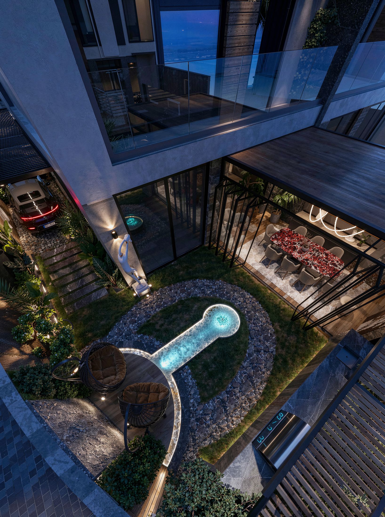 Cortile — El Patio Casa, New Cairo, Egypt — Xforms Studio