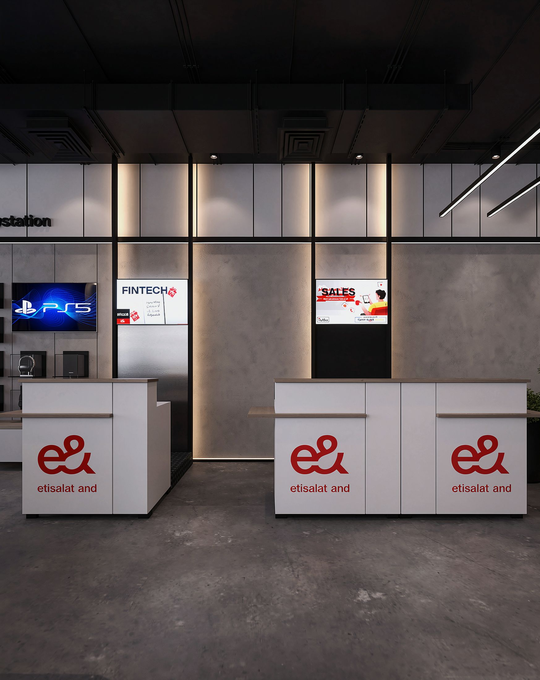 Etisalat Masr — New Concept- Downtowen Mall — Xforms Studio