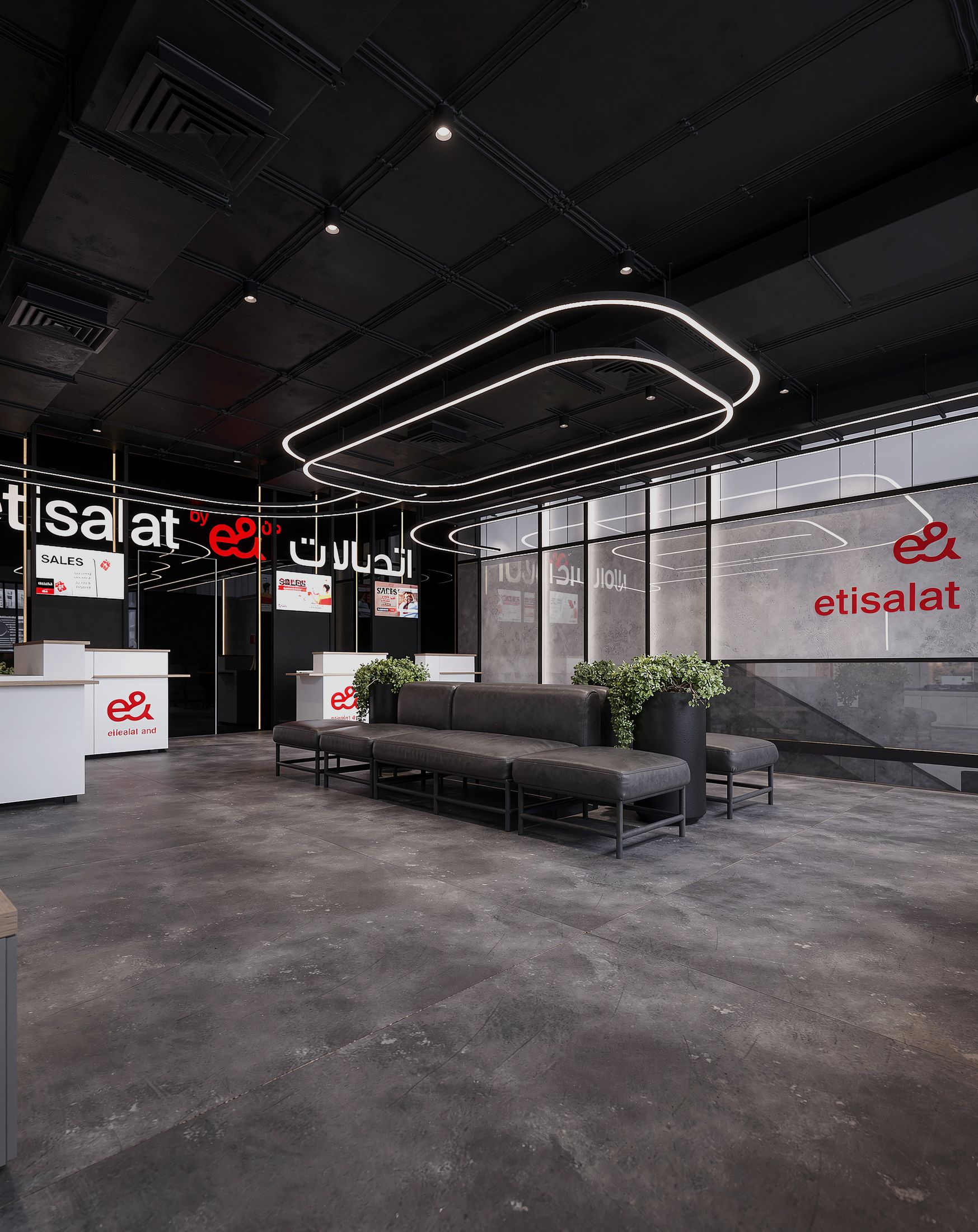 Etisalat Masr — New Concept- Downtowen Mall — Xforms Studio