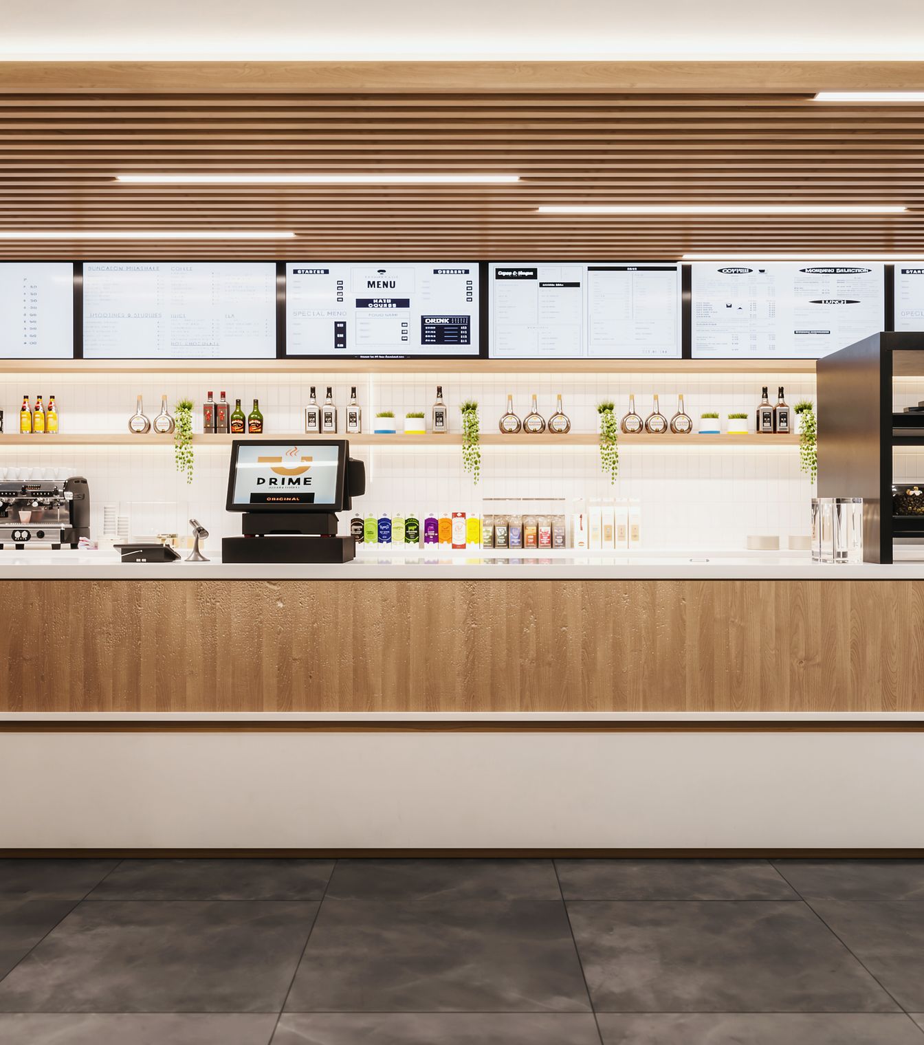 Prime Cafe — Shiek Zayed — Xforms Studio