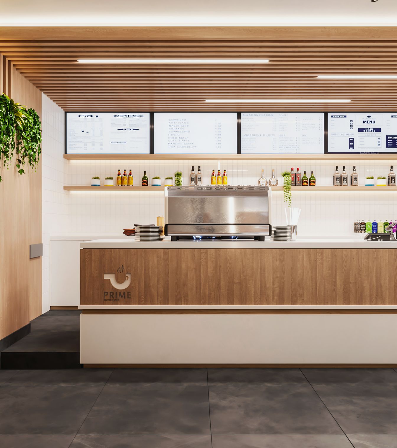 Prime Cafe — Shiek Zayed — Xforms Studio