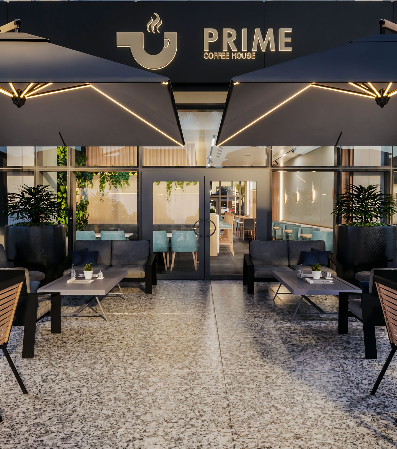 Prime Cafe — Shiek Zayed — Xforms Studio