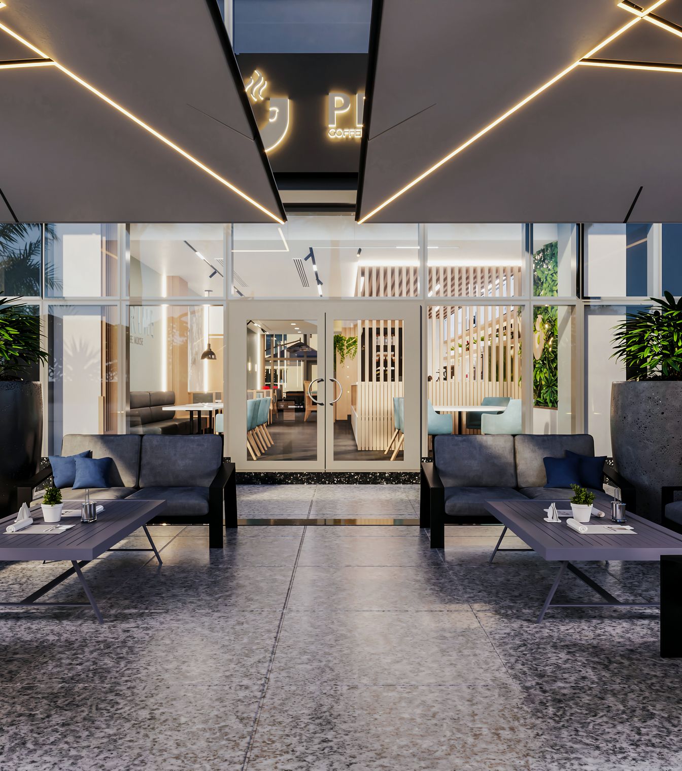 Prime Cafe — Shiek Zayed — Xforms Studio