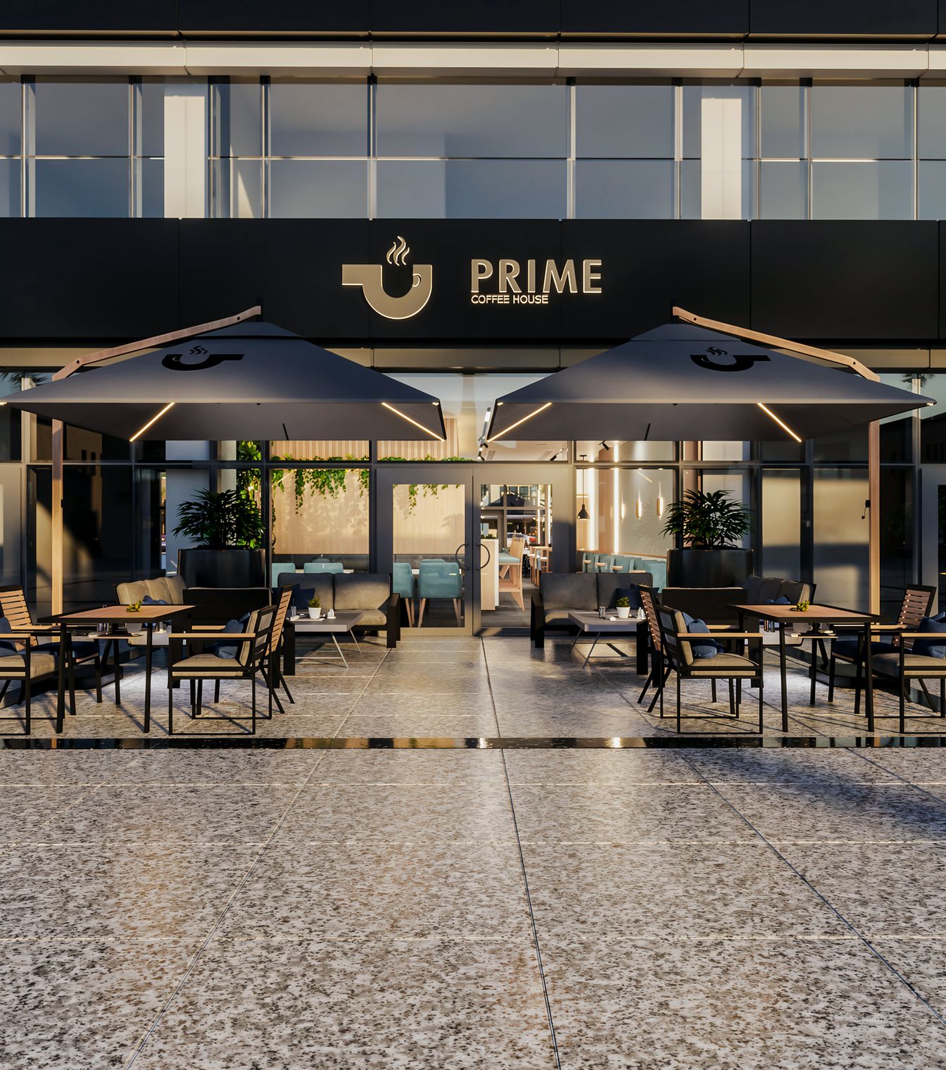 Prime Cafe — Shiek Zayed — Xforms Studio
