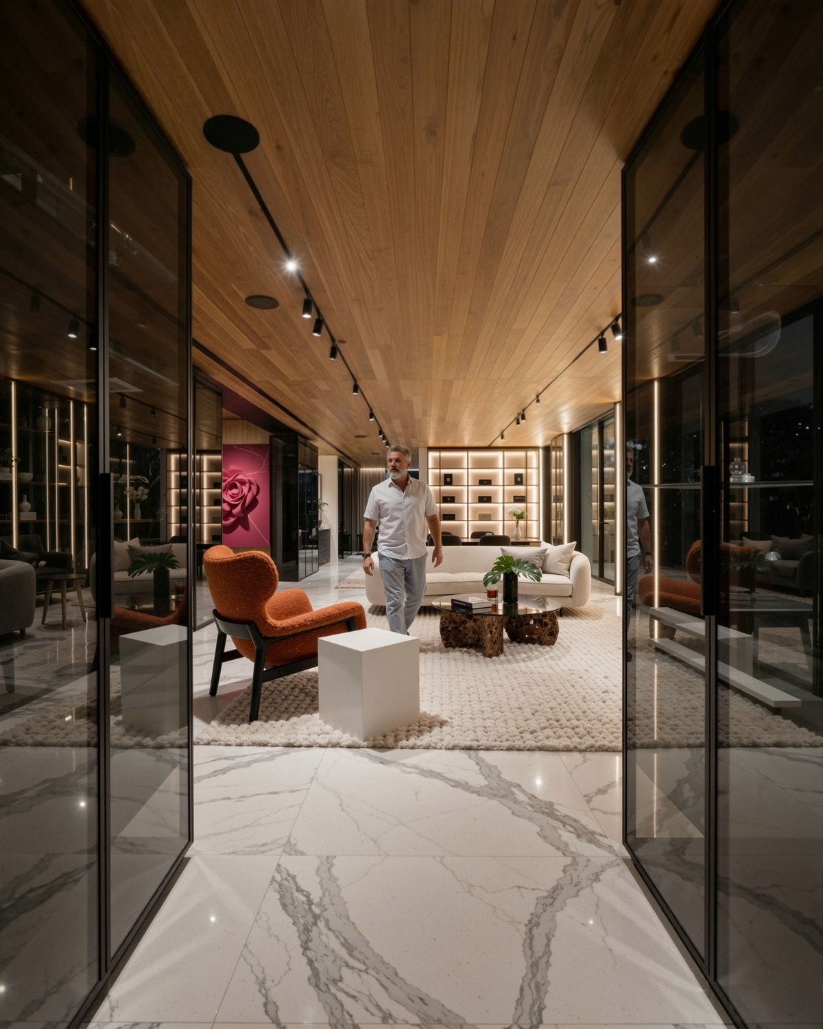 A Private Living Floor — West Golf, Katameya, Cairo — Xforms Studio
