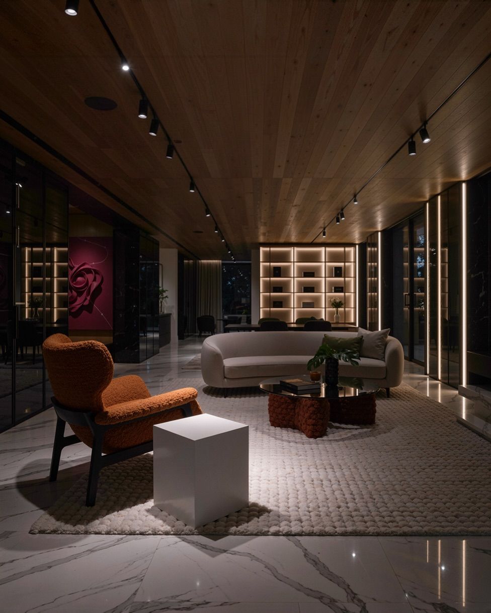 A Private Living Floor — West Golf, Katameya, Cairo — Xforms Studio