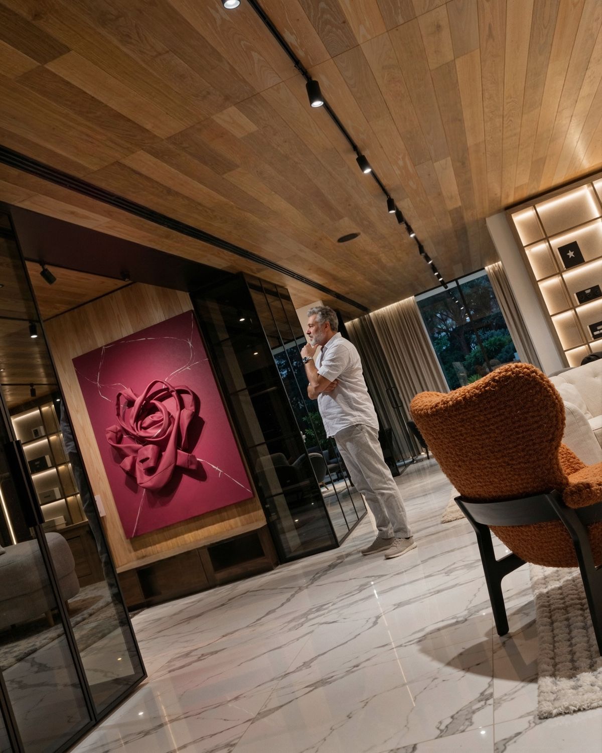 A Private Living Floor — West Golf, Katameya, Cairo — Xforms Studio