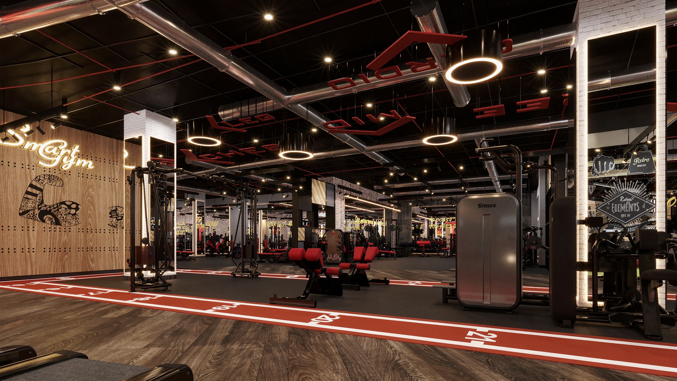 Smart Gym — Porto, New Cairo — Xforms Studio