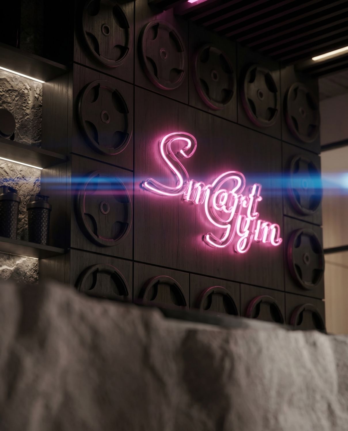 Smart Gym — Rock Gold Mall, New Cairo — Xforms Studio