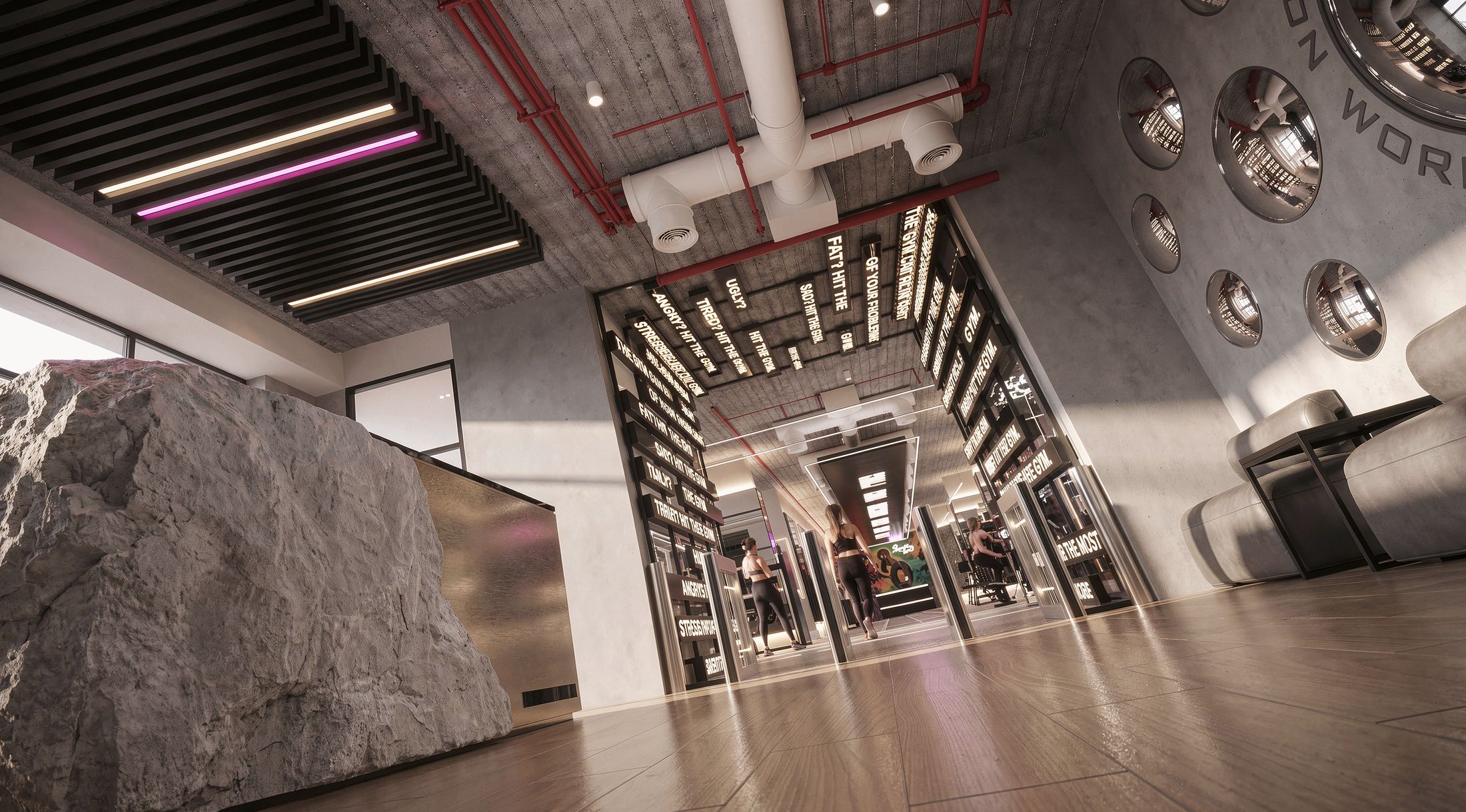 Smart Gym — Rock Gold Mall, New Cairo — Xforms Studio