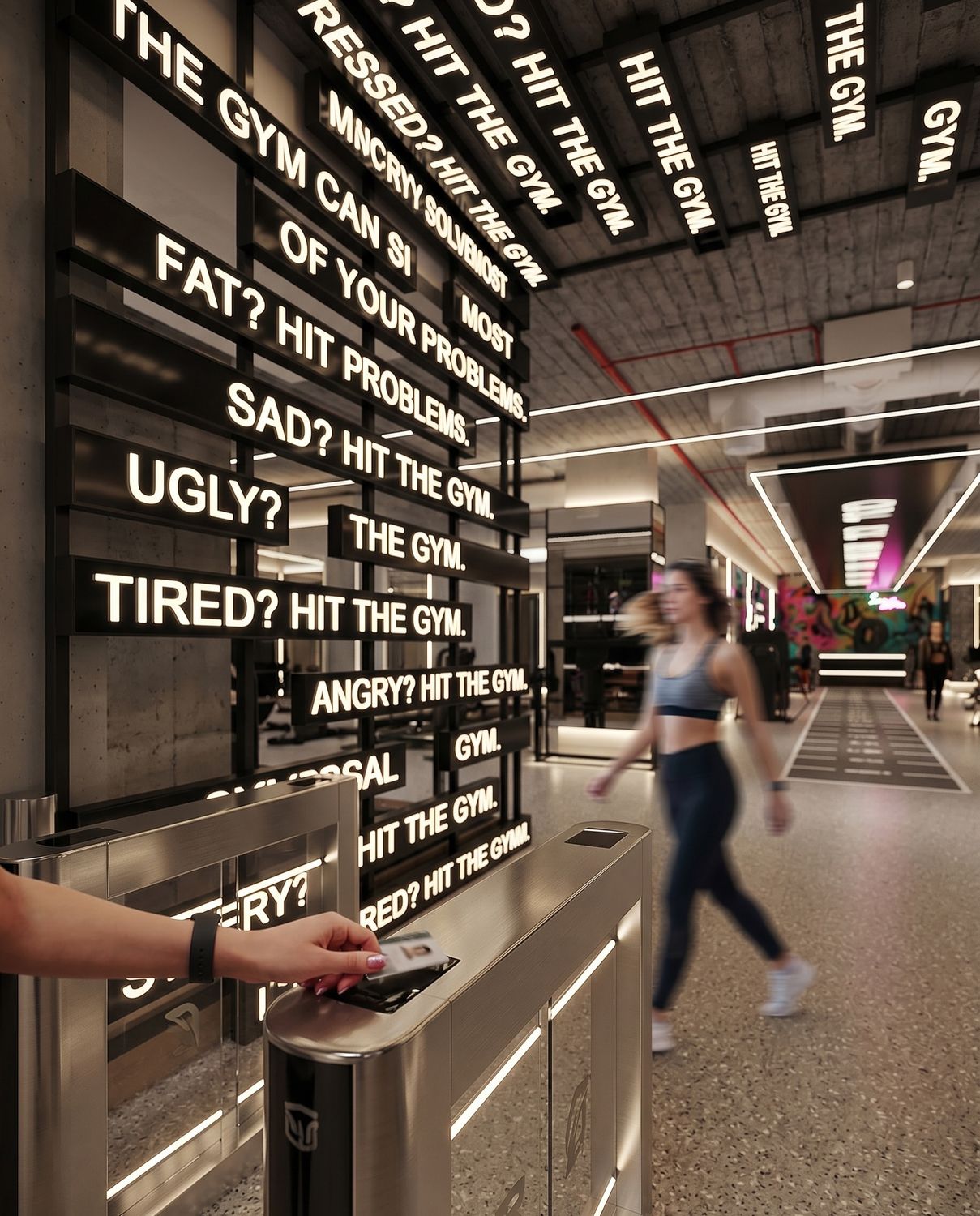Smart Gym — Rock Gold Mall, New Cairo — Xforms Studio