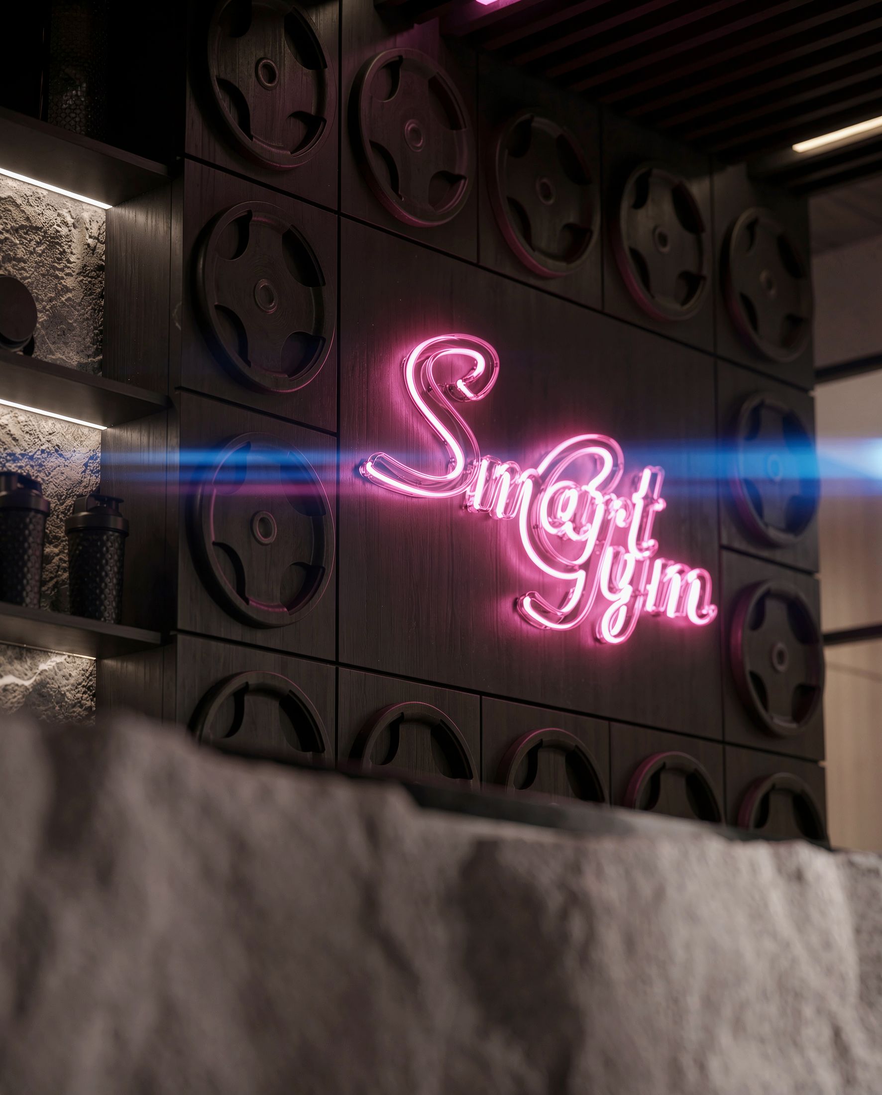 Smart Gym — Rock Gold Mall, New Cairo — Xforms Studio