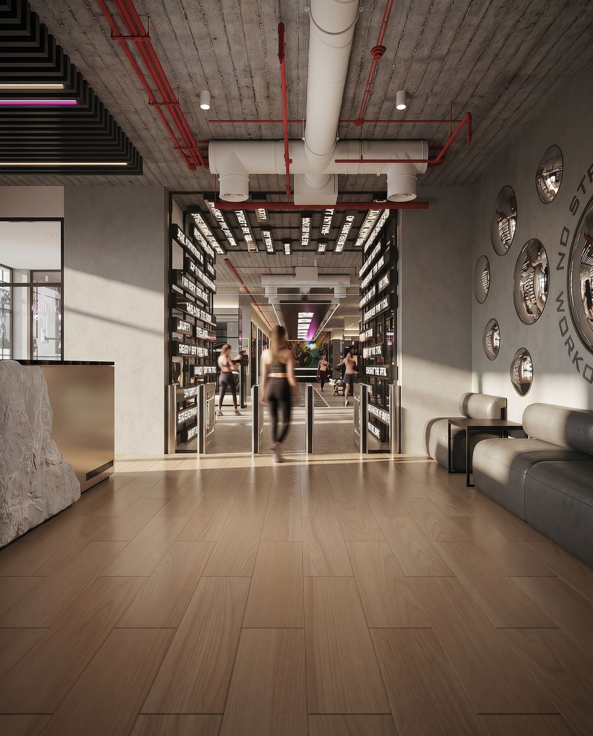 Smart Gym — Rock Gold Mall, New Cairo — Xforms Studio
