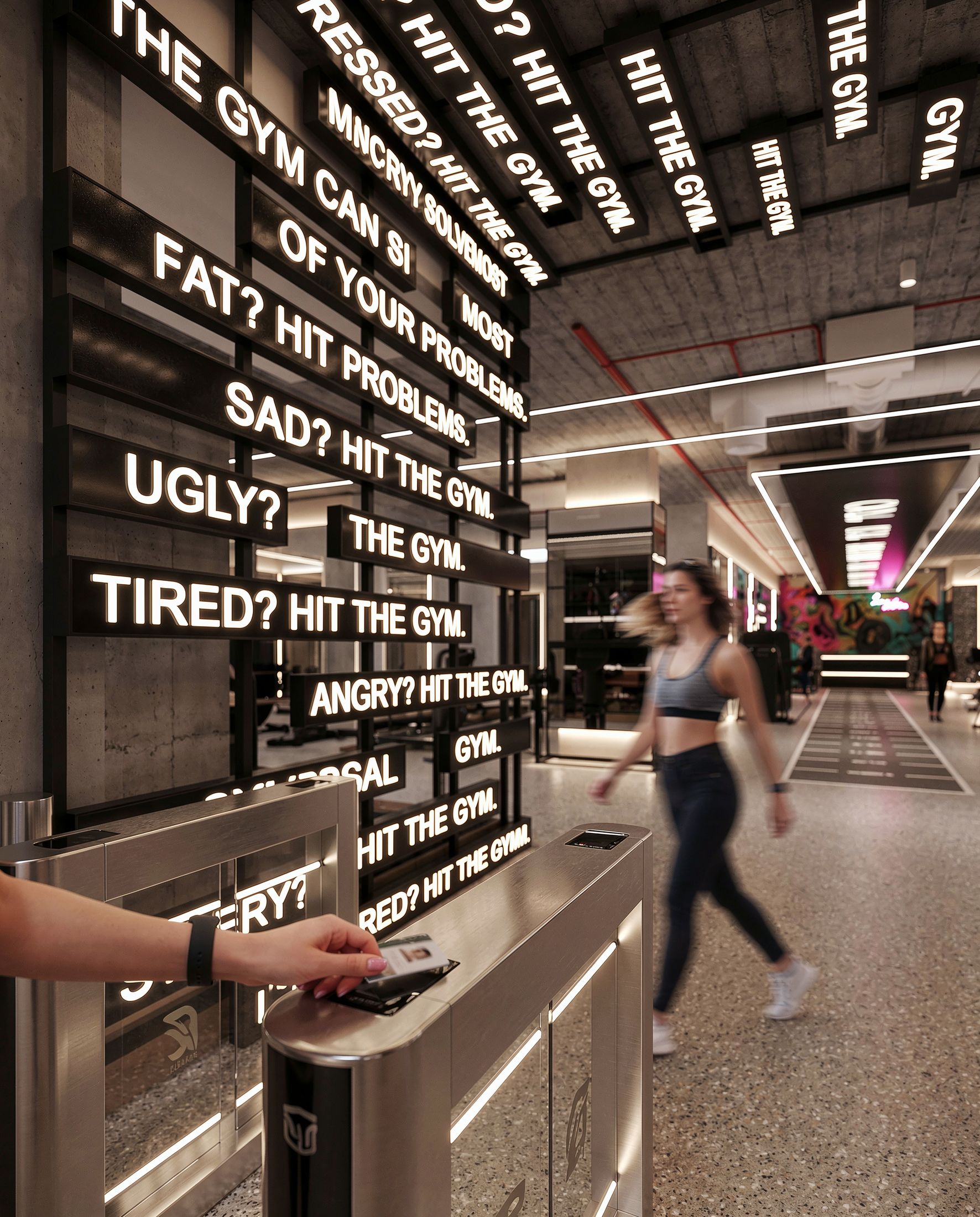 Smart Gym — Rock Gold Mall, New Cairo — Xforms Studio