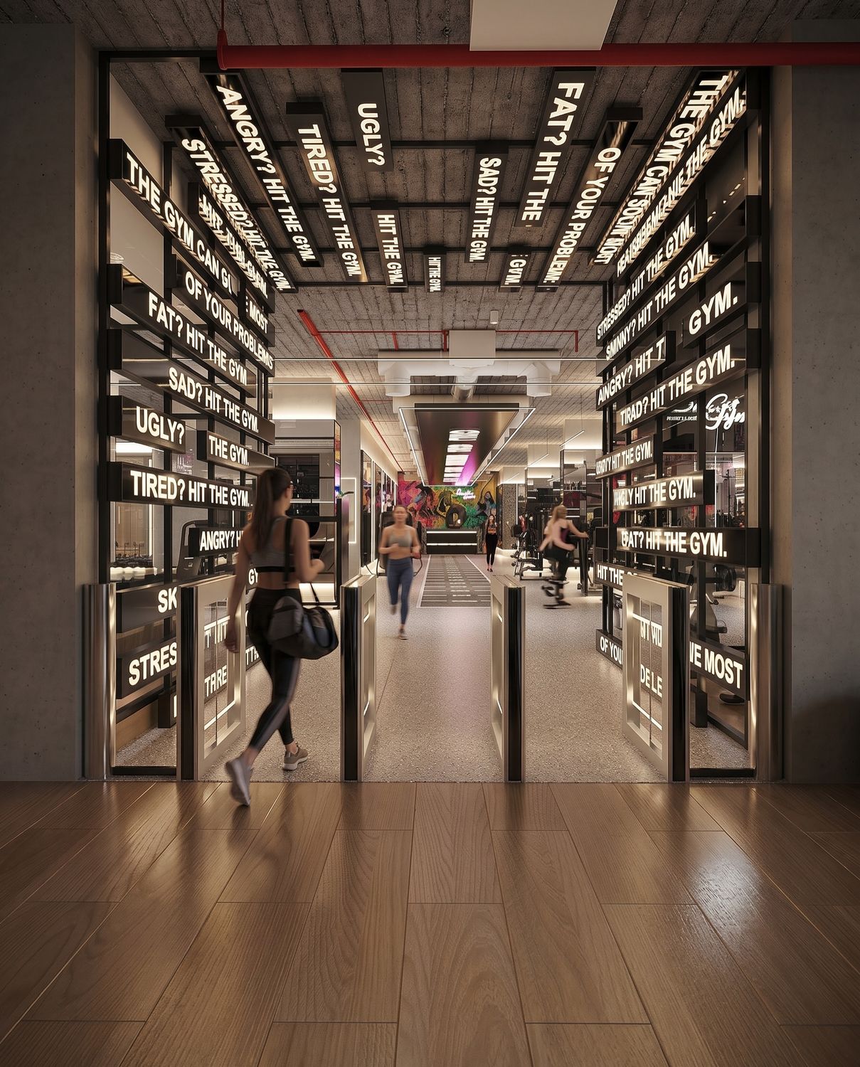 Smart Gym — Rock Gold Mall, New Cairo — Xforms Studio