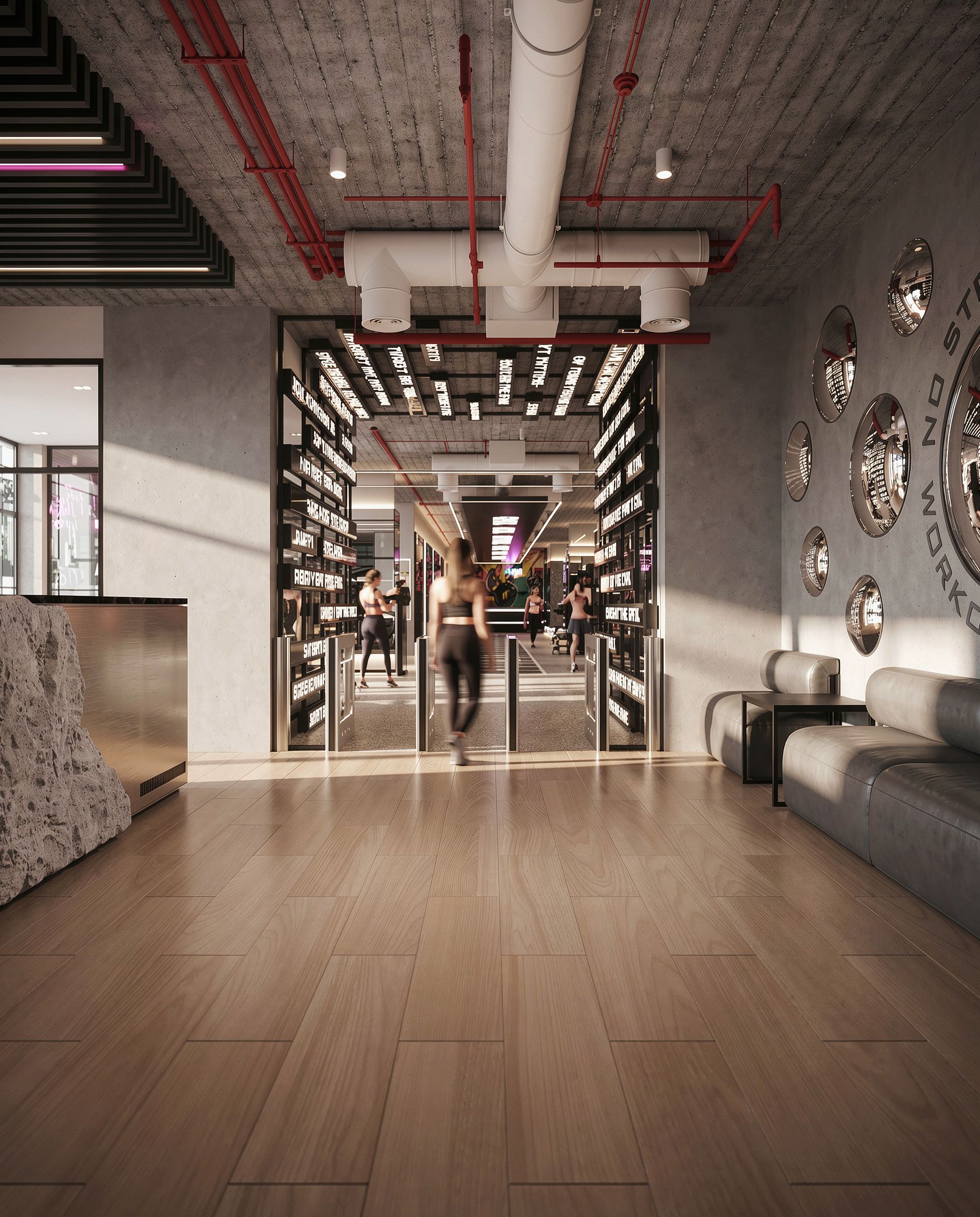 Smart Gym — Rock Gold Mall, New Cairo — Xforms Studio