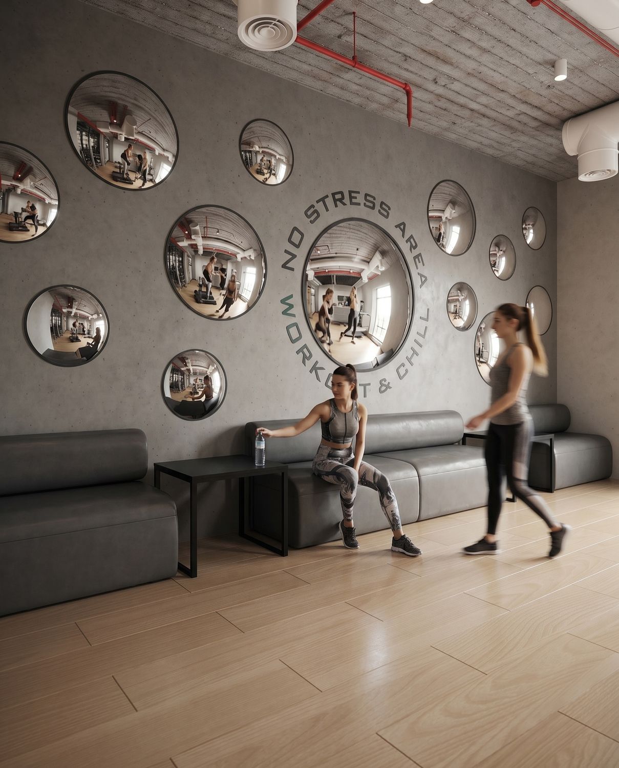 Smart Gym — Rock Gold Mall, New Cairo — Xforms Studio