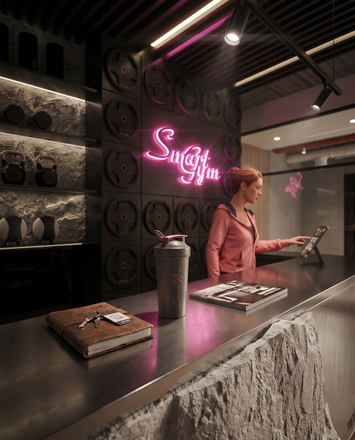 Smart Gym — Rock Gold Mall, New Cairo — Xforms Studio