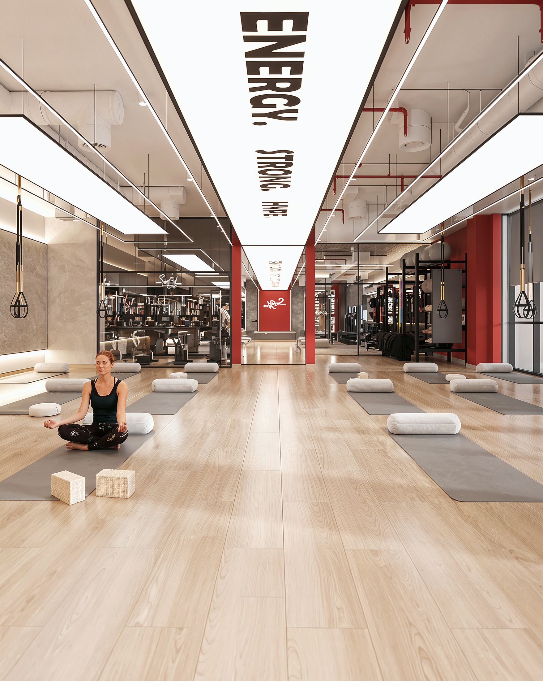 Smart Gym — Rock Gold Mall, New Cairo — Xforms Studio