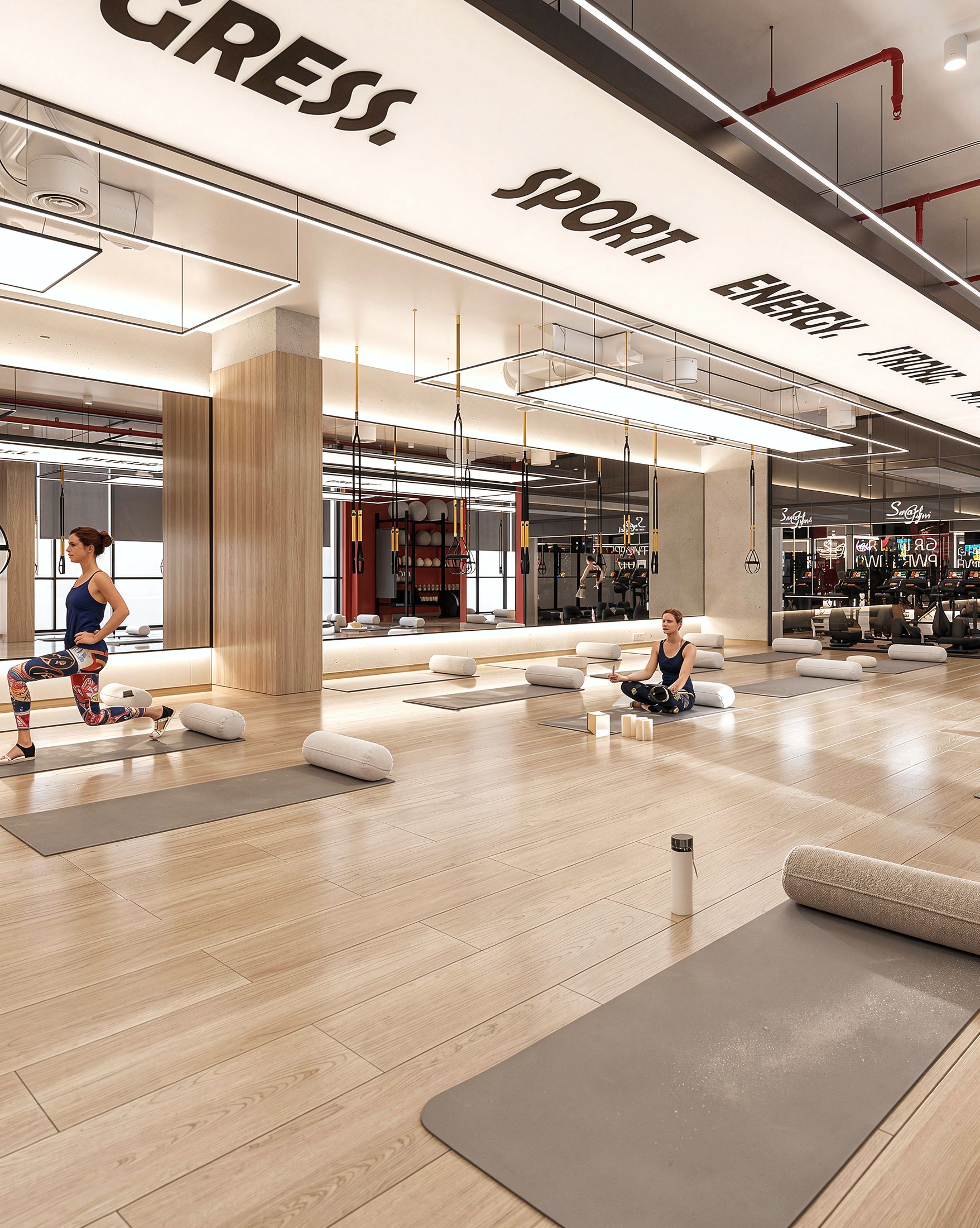 Smart Gym — Rock Gold Mall, New Cairo — Xforms Studio