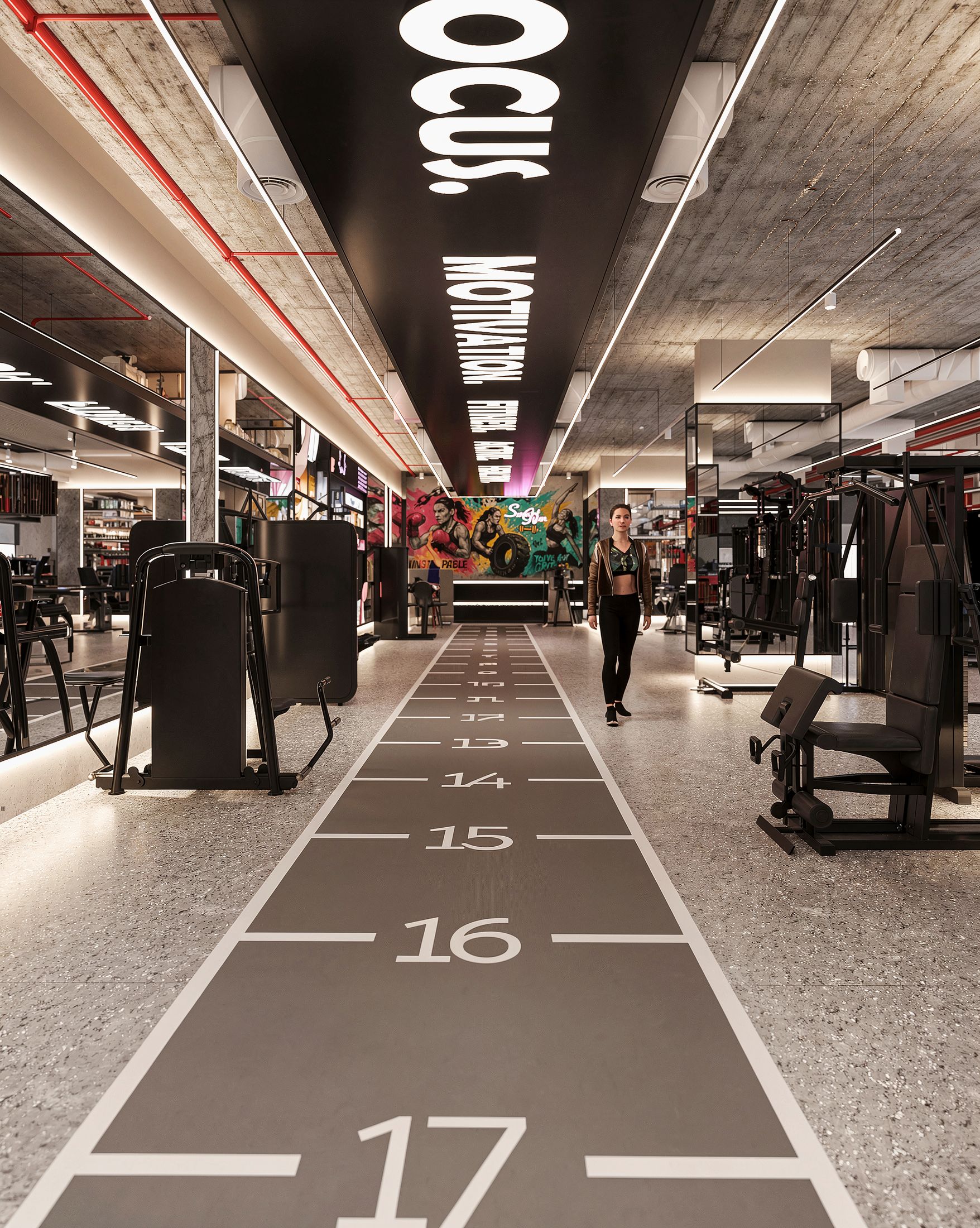 Smart Gym — Rock Gold Mall, New Cairo — Xforms Studio