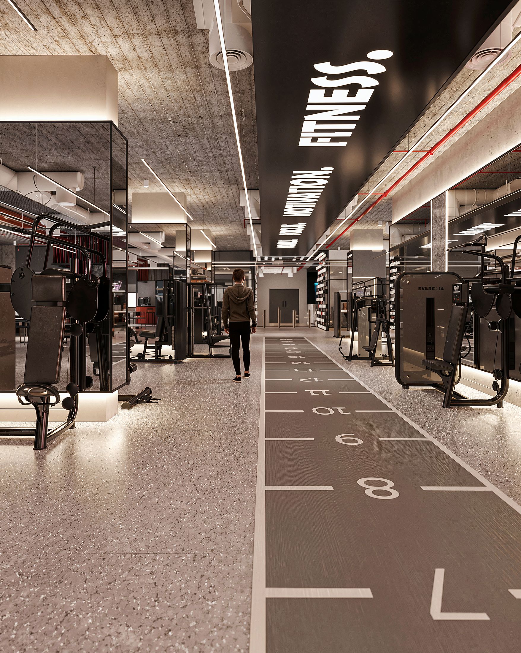 Smart Gym — Rock Gold Mall, New Cairo — Xforms Studio