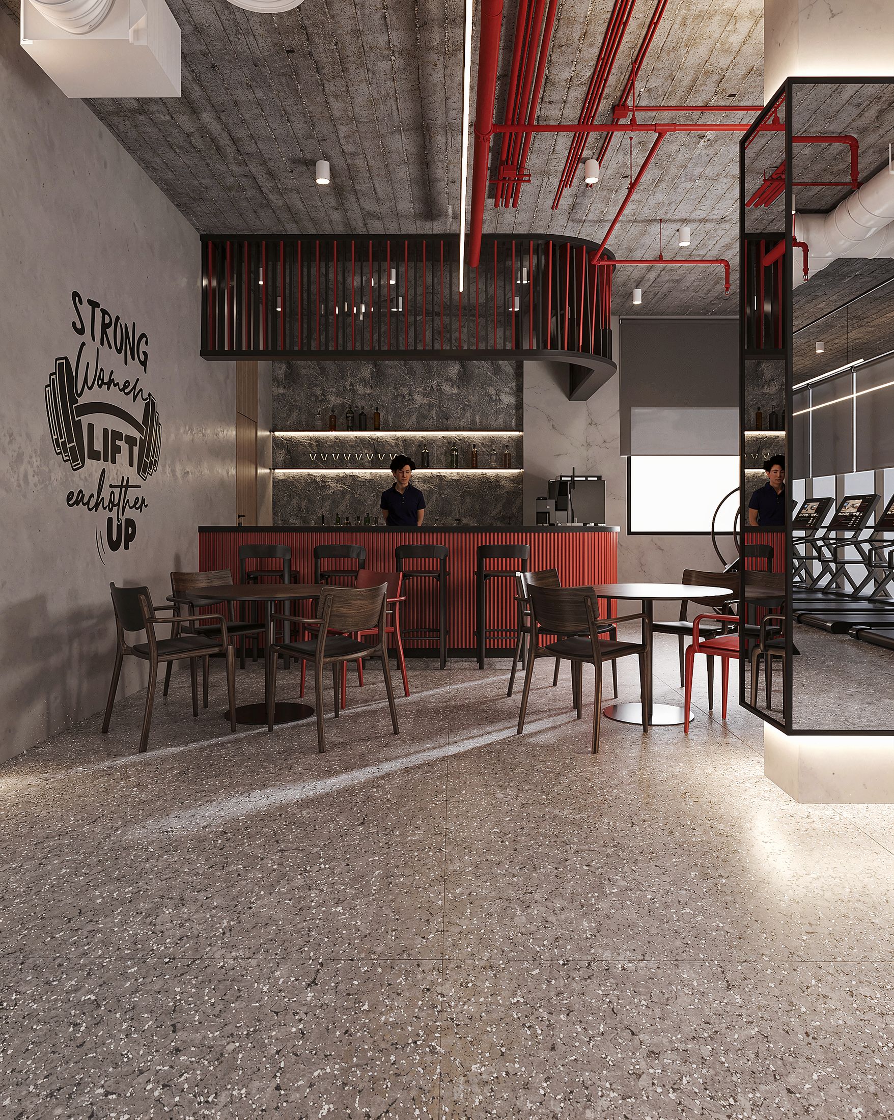 Smart Gym — Rock Gold Mall, New Cairo — Xforms Studio