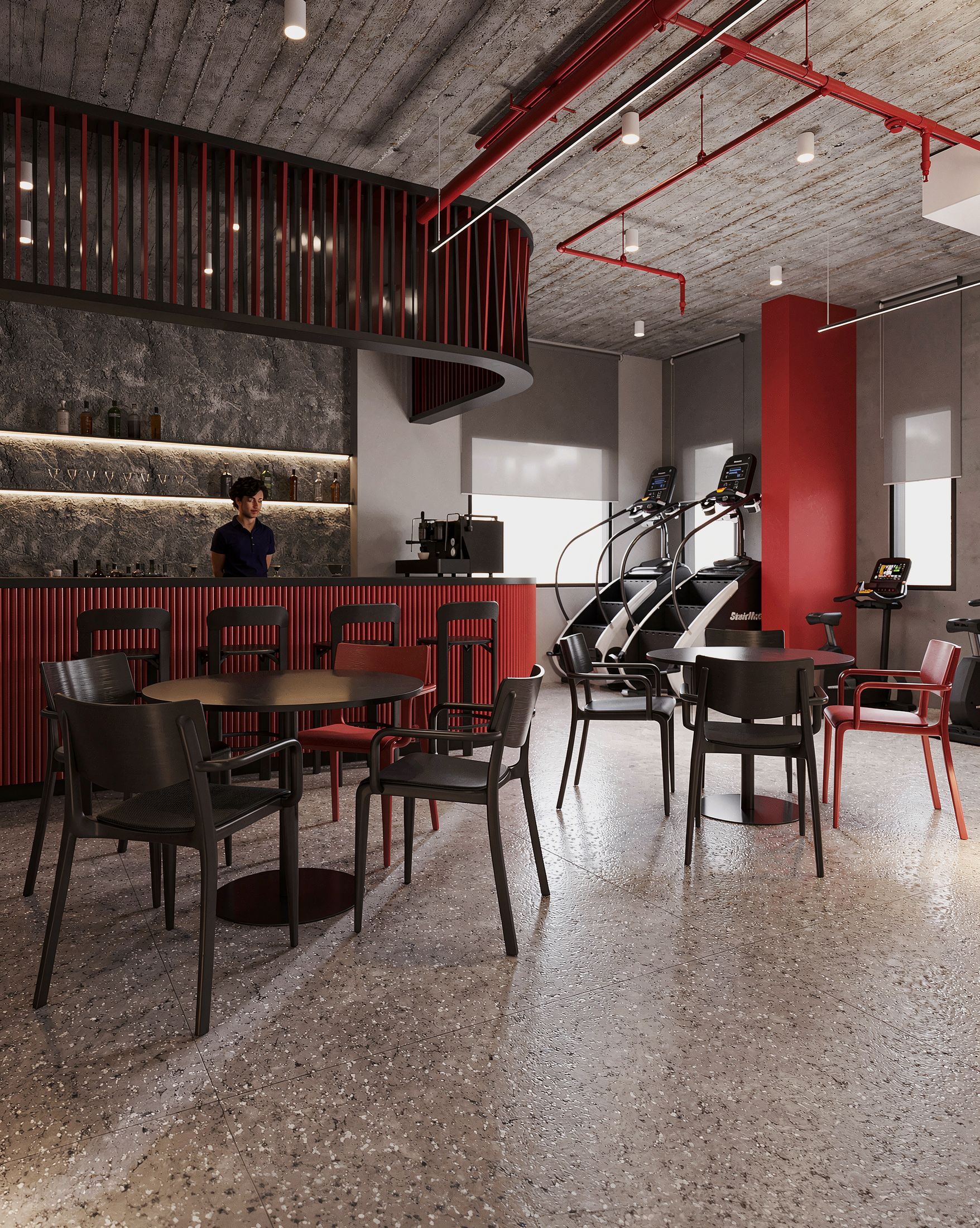 Smart Gym — Rock Gold Mall, New Cairo — Xforms Studio