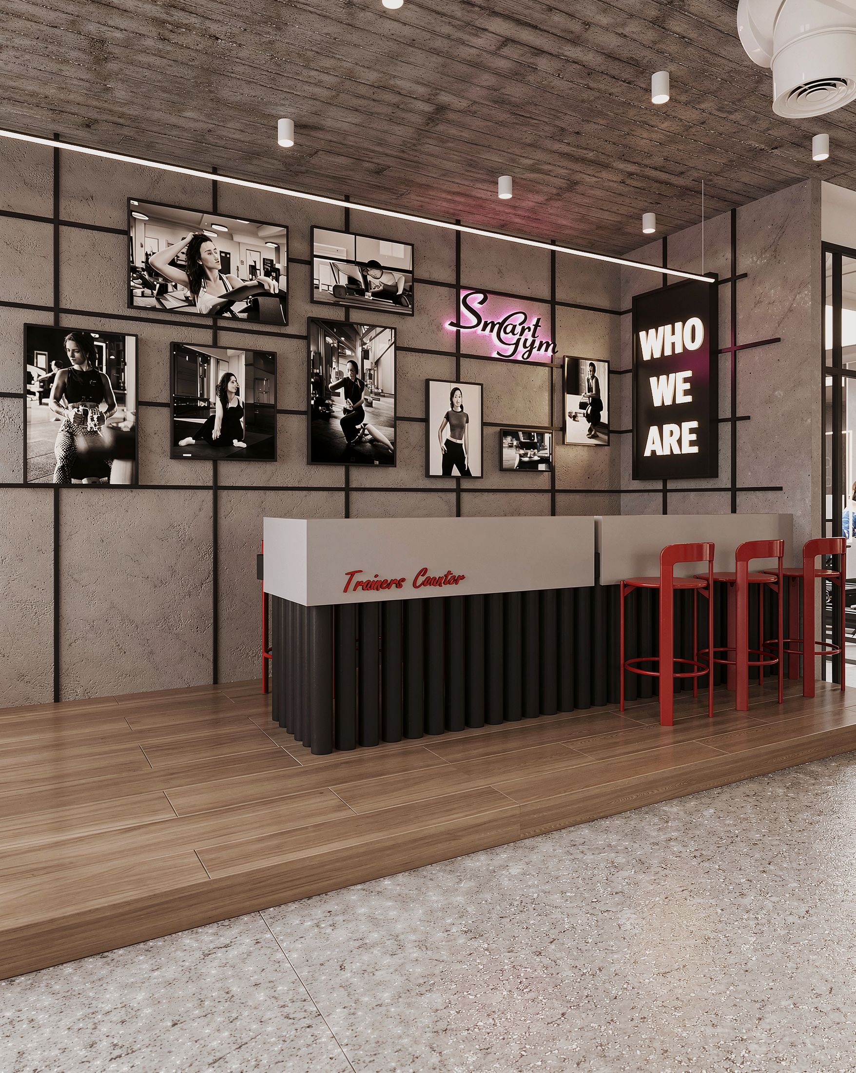 Smart Gym — Rock Gold Mall, New Cairo — Xforms Studio
