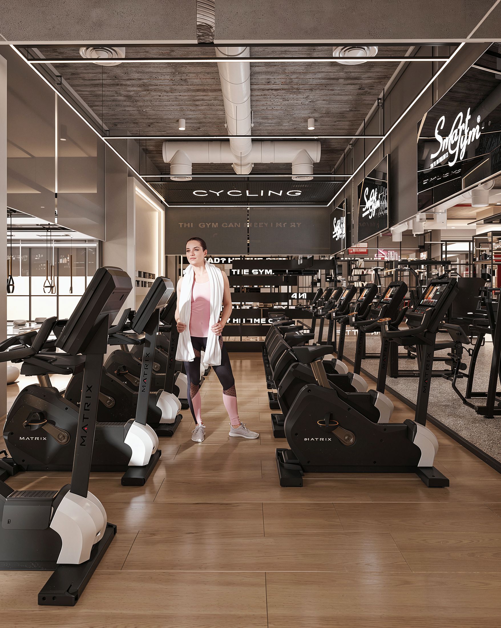 Smart Gym — Rock Gold Mall, New Cairo — Xforms Studio