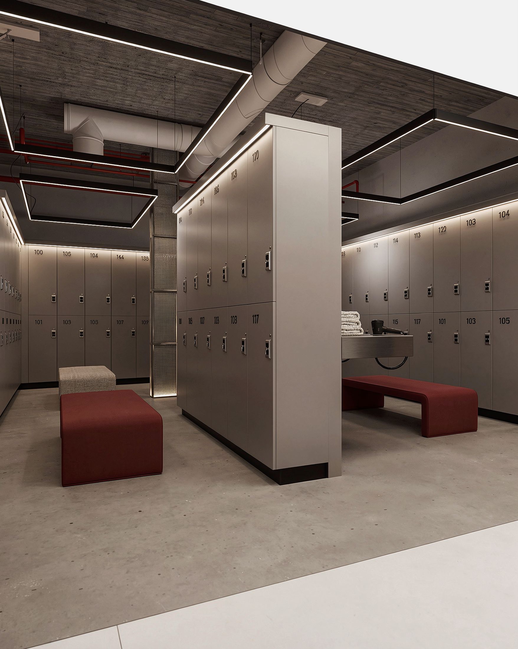 Smart Gym — Rock Gold Mall, New Cairo — Xforms Studio