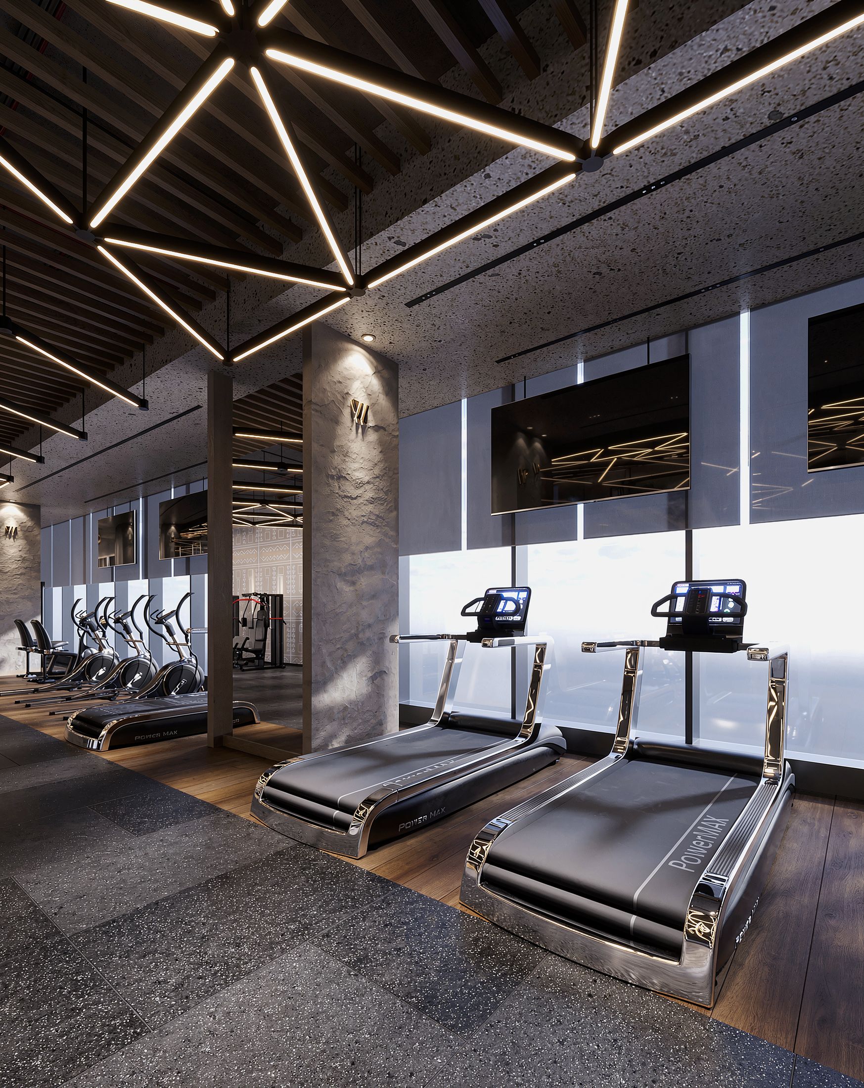 Well Gym — King Abdullah Financial District, Riyadh — Xforms Studio