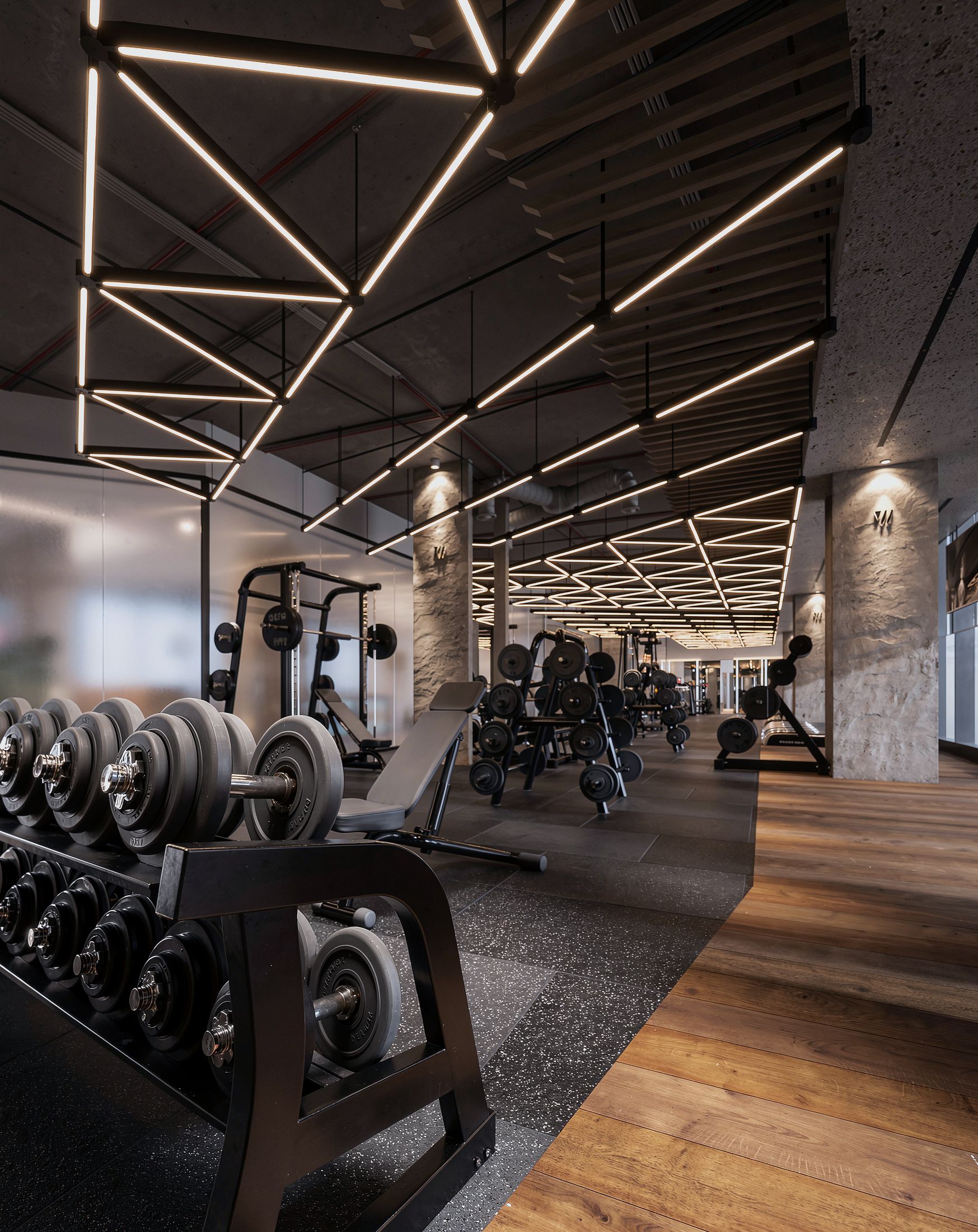 Well Gym — King Abdullah Financial District, Riyadh — Xforms Studio