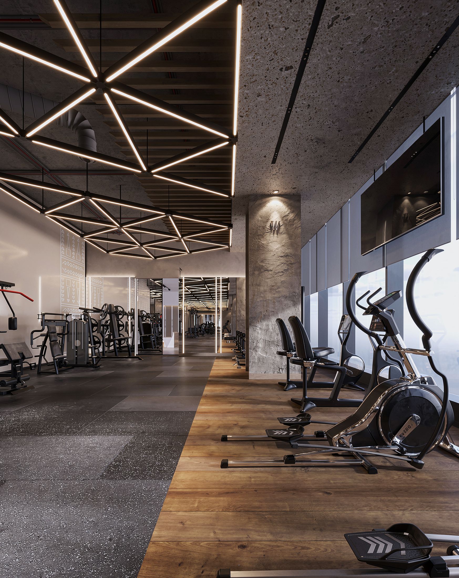 Well Gym — King Abdullah Financial District, Riyadh — Xforms Studio