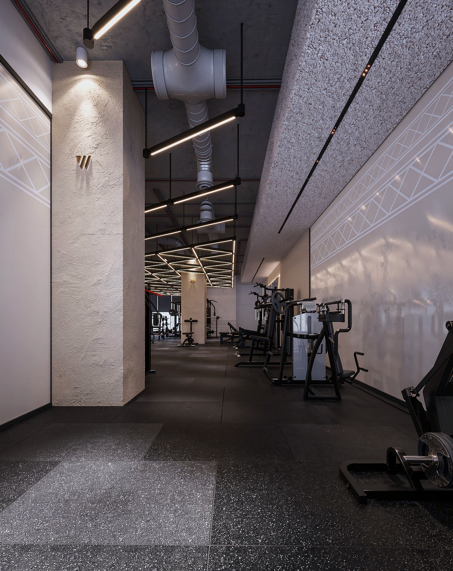 Well Gym — King Abdullah Financial District, Riyadh — Xforms Studio