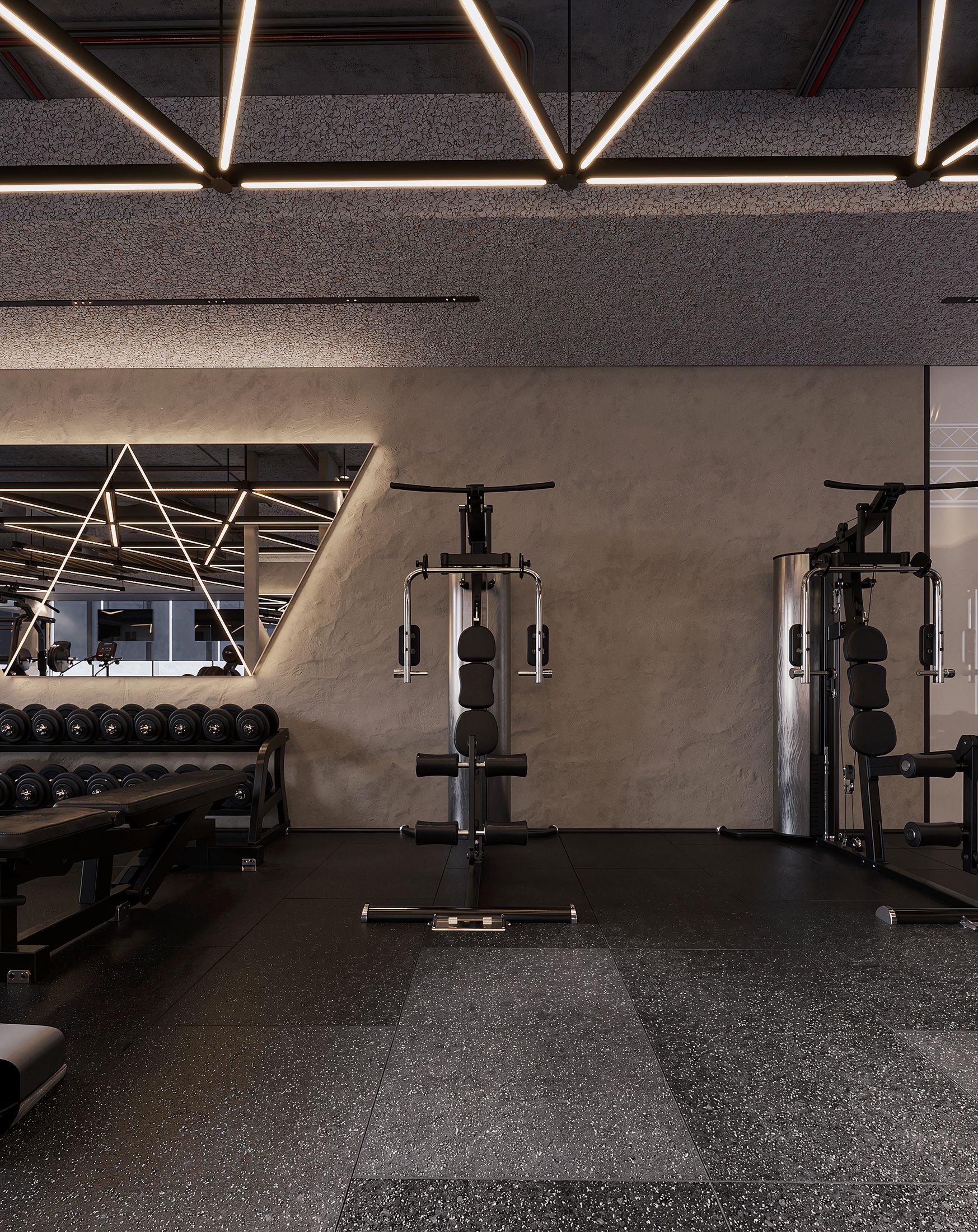 Well Gym — King Abdullah Financial District, Riyadh — Xforms Studio