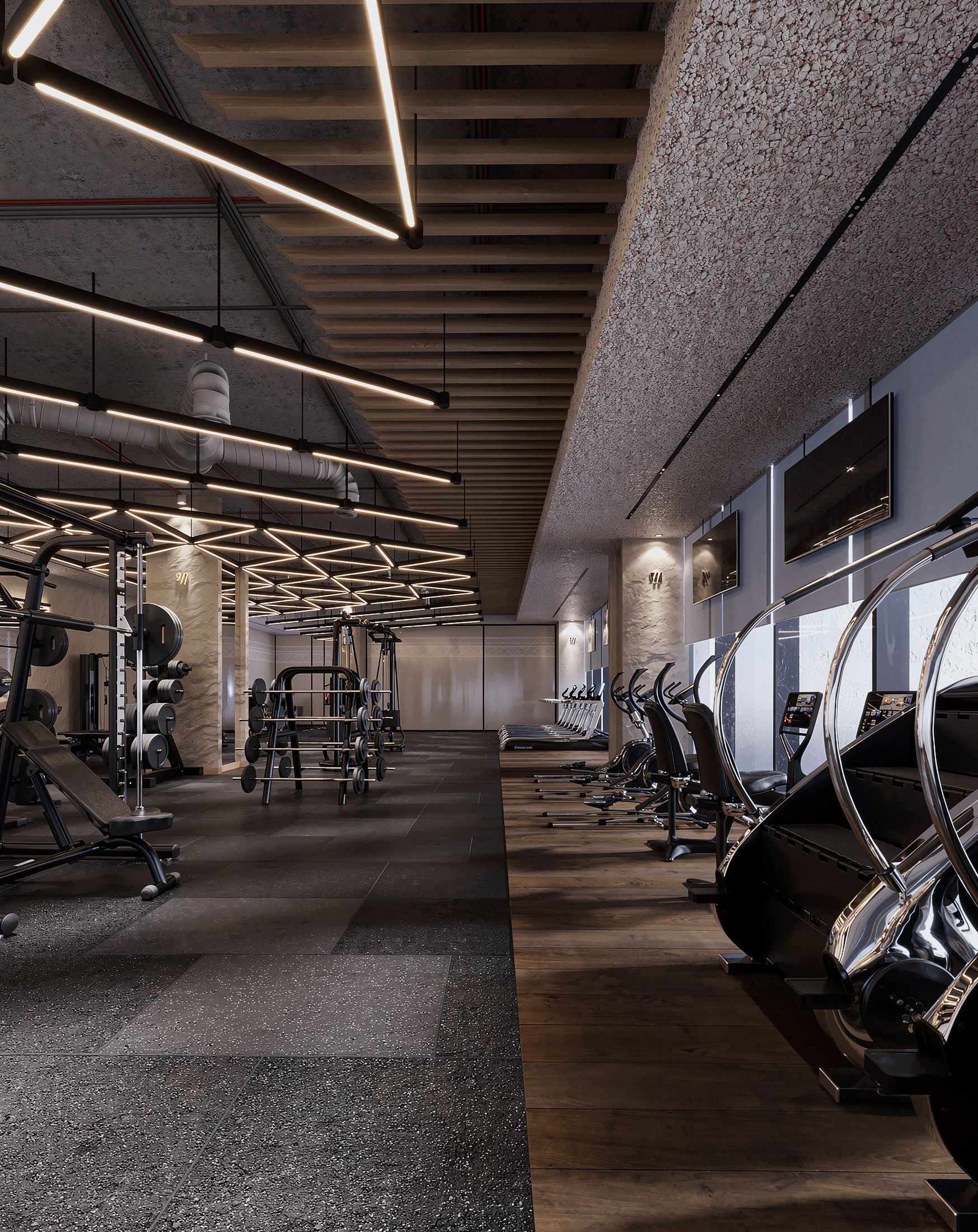 Well Gym — King Abdullah Financial District, Riyadh — Xforms Studio