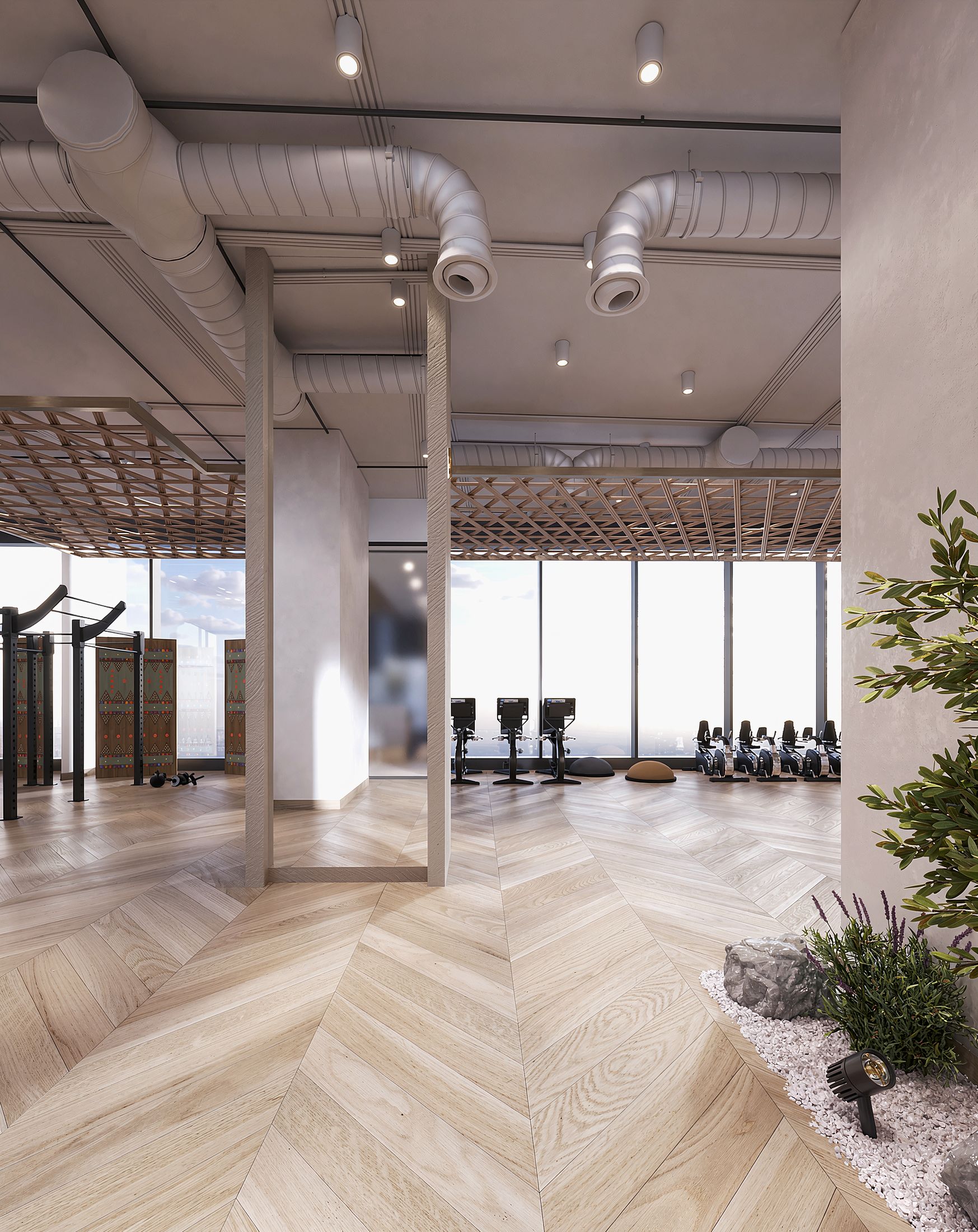 Well Gym — King Abdullah Financial District, Riyadh — Xforms Studio