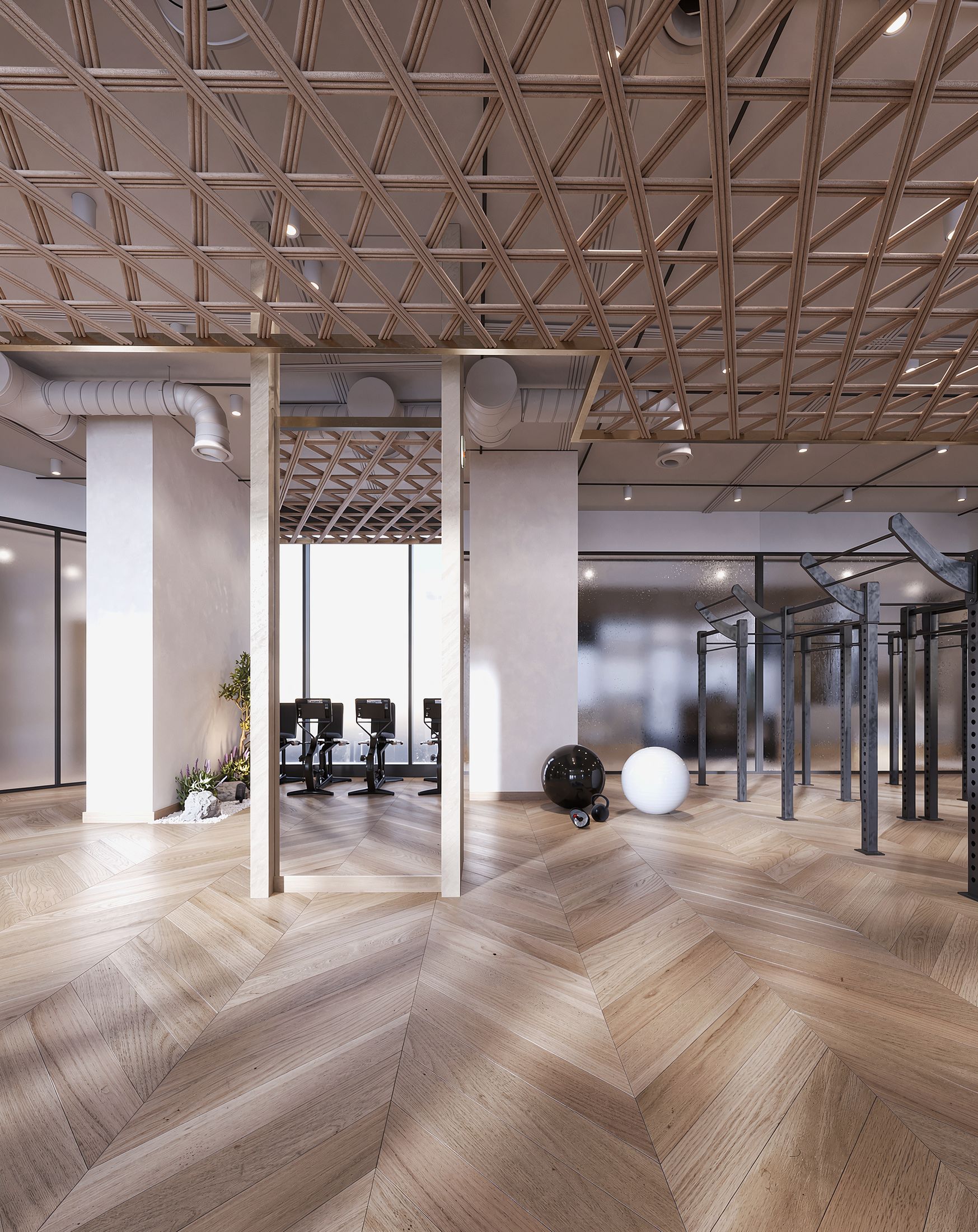 Well Gym — King Abdullah Financial District, Riyadh — Xforms Studio