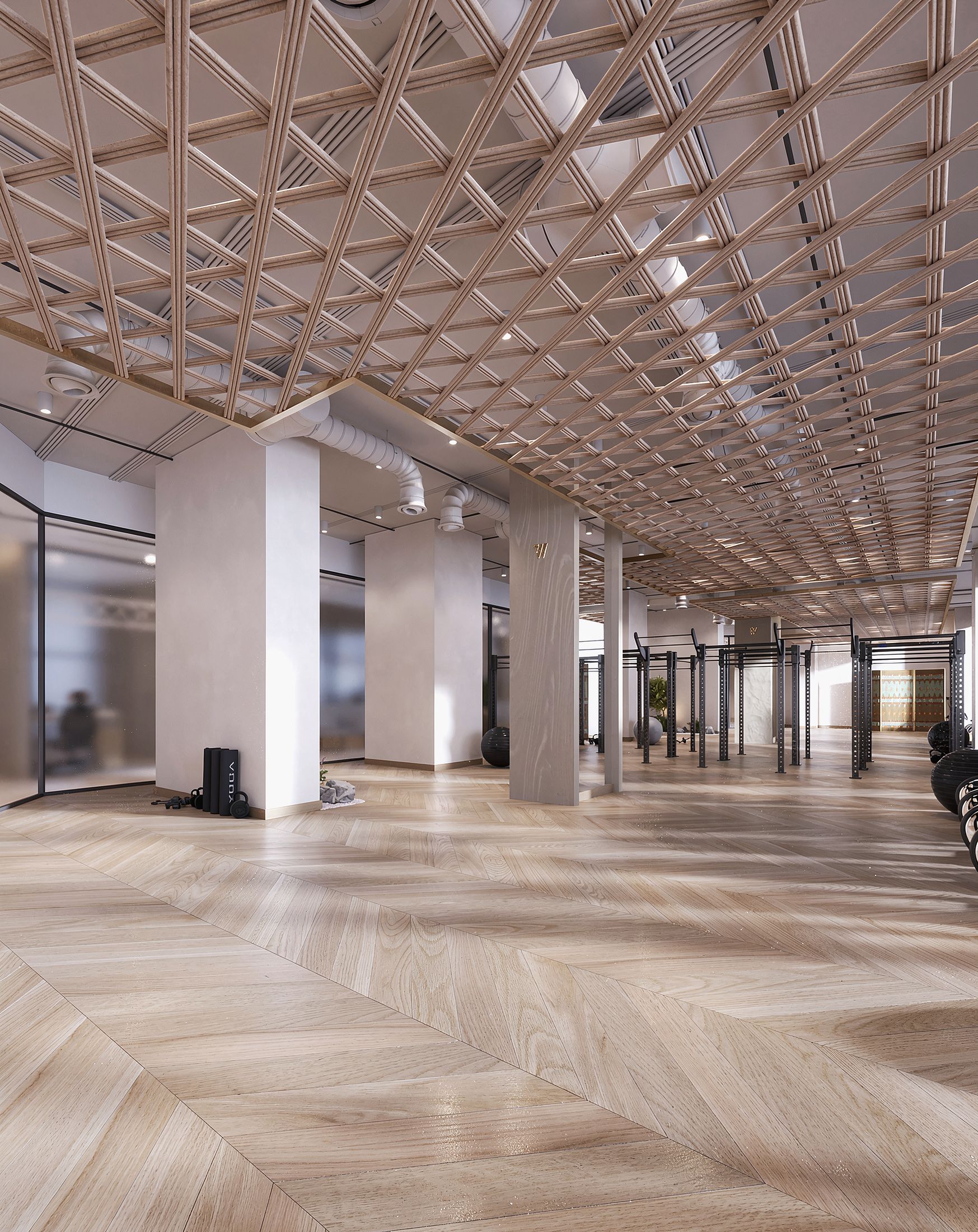 Well Gym — King Abdullah Financial District, Riyadh — Xforms Studio