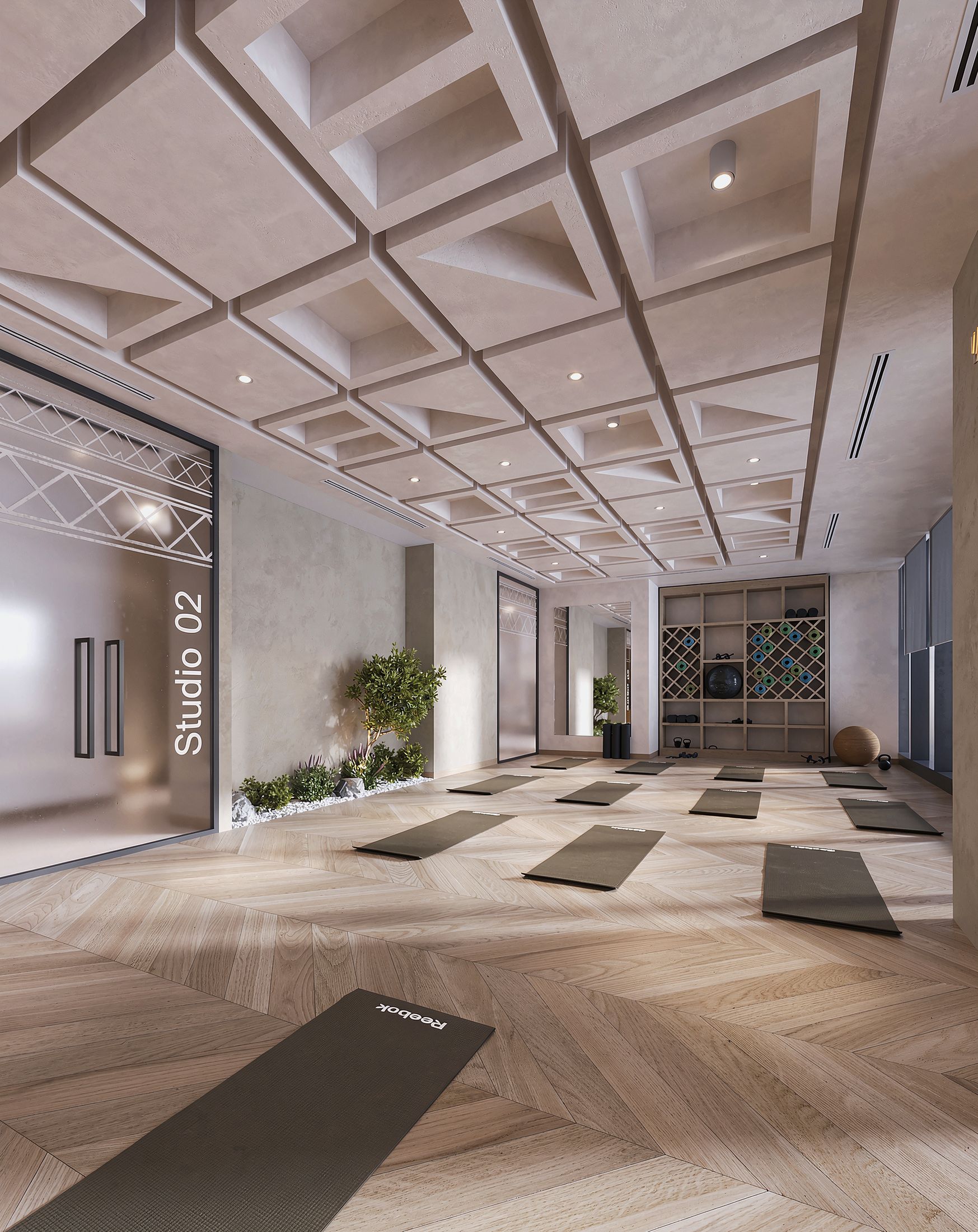 Well Gym — King Abdullah Financial District, Riyadh — Xforms Studio